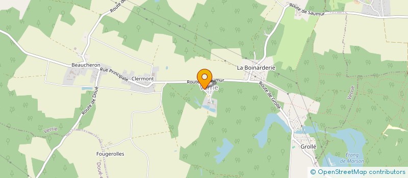 localisation de l'entreprise DOMOTIC'S à VERRIE
