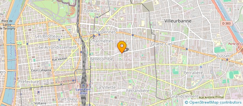 localisation de l'entreprise DOMOTIKER  VILLEURBANNE