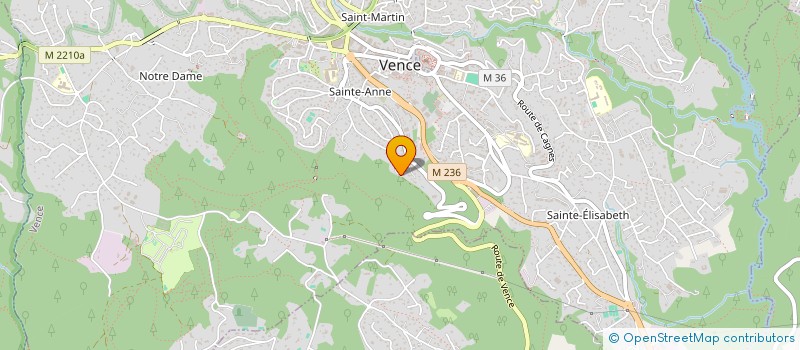 localisation de l'entreprise DOMOTIQUE SUD EST à VENCE