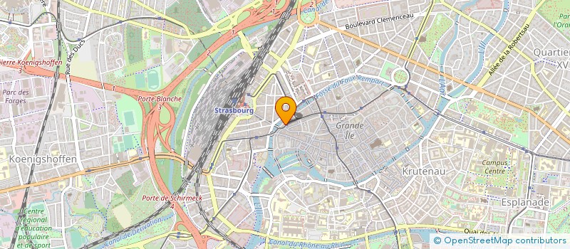 localisation de l'entreprise DOMOTIS à STRASBOURG