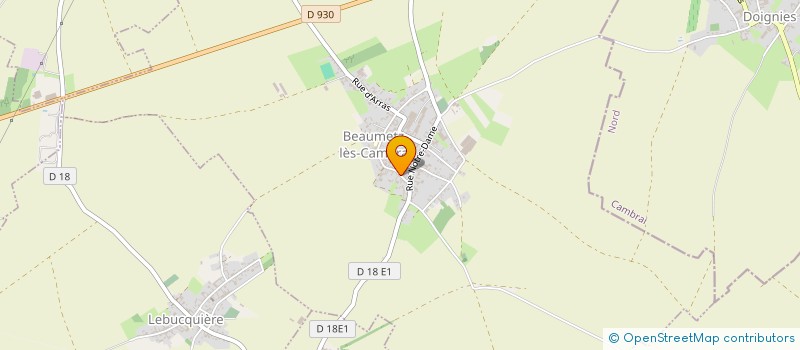 localisation de l'entreprise DOMOTIX  BEAUMETZ-LES-CAMBRAI