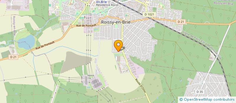 localisation de l'entreprise DOMOTRY à ROISSY-EN-BRIE