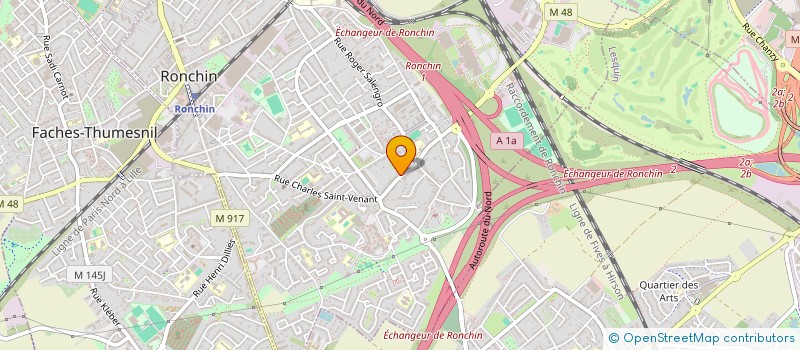 localisation de l'entreprise DOMOU  RONCHIN