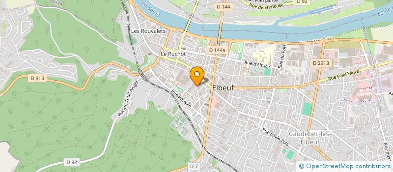 localisation de l'entreprise DOMOVOI  ELBEUF