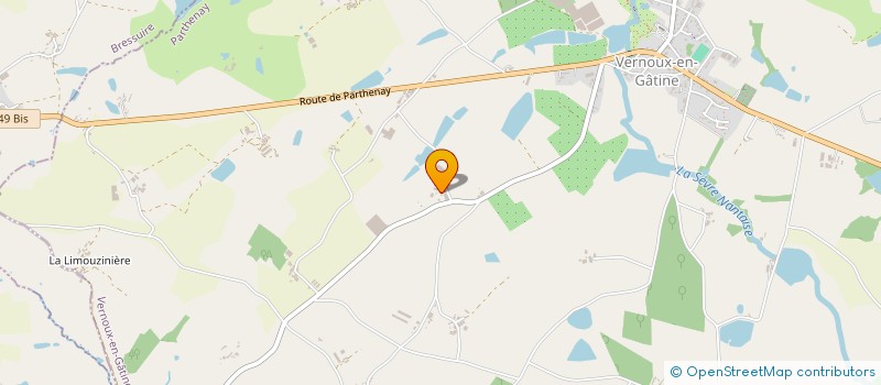 localisation de l'entreprise DOMOY!  VERNOUX-EN-GATINE