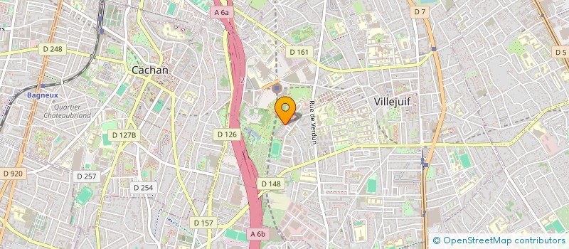 localisation de l'entreprise DOMPAUL à VILLEJUIF