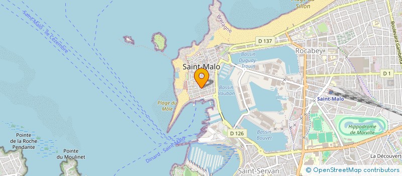 localisation de l'entreprise DOMPER&DAVID35  SAINT-MALO