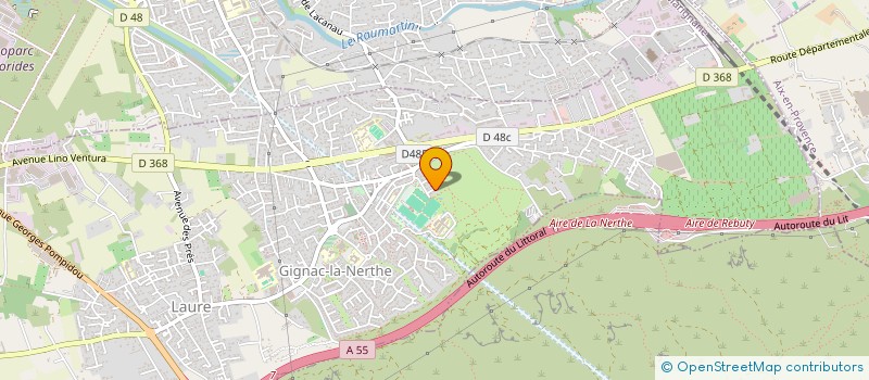 localisation de l'entreprise DOMPHI 13006  GIGNAC-LA-NERTHE