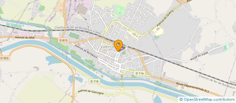 localisation de l'entreprise DOMPHILISA à VALENCE