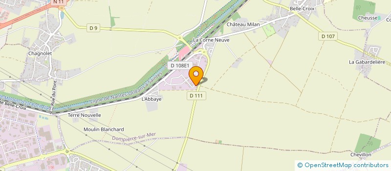 localisation de l'entreprise DOMPIERRE AUTO  DOMPIERRE-SUR-MER