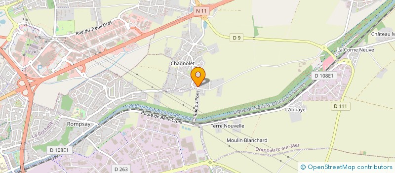 localisation de l'entreprise DOMPIERRE PETANQUE LOISIRS  DOMPIERRE-SUR-MER