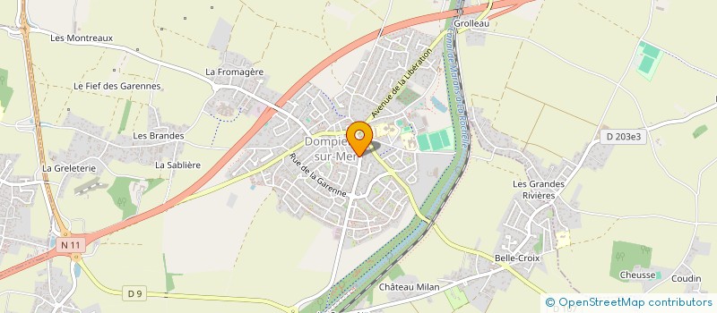 localisation de l'entreprise DOMPIERRE SUR MER VOLLEY-BALL  DOMPIERRE-SUR-MER