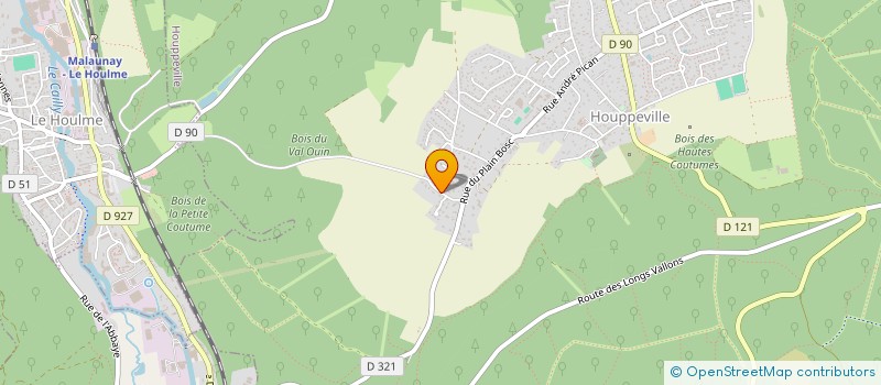 localisation de l'entreprise DOMPRESTA  HOUPPEVILLE