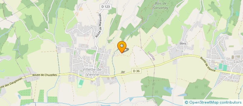 localisation de l'entreprise DOMS  VILLETTE-DE-VIENNE