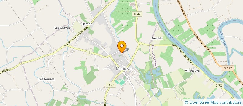 localisation de l'entreprise DOMS  MEAUZAC