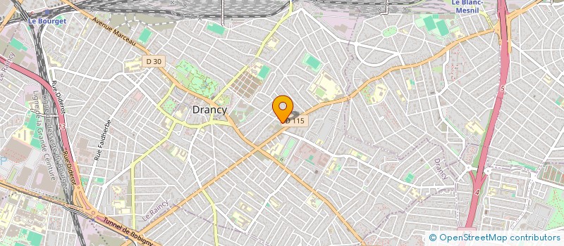 localisation de l'entreprise DOMSA CONSTRUCTION  DRANCY