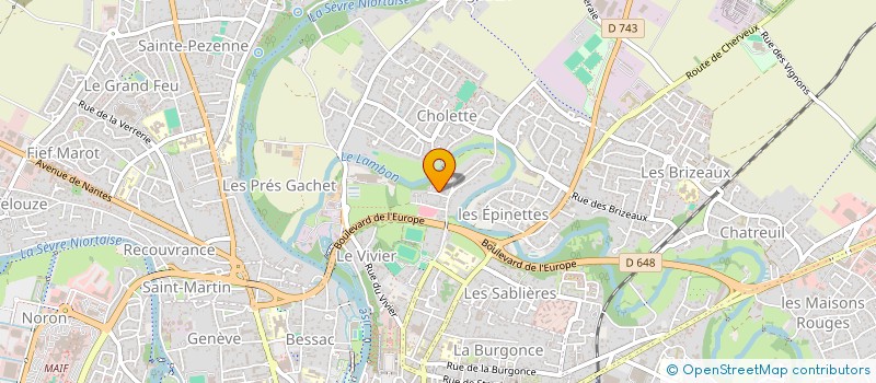 localisation de l'entreprise DOMSEV à NIORT