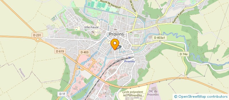localisation de l'entreprise DOMTOMEX  PROVINS