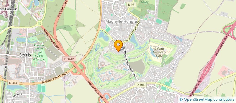 localisation de l'entreprise DOMU4U  MAGNY-LE-HONGRE