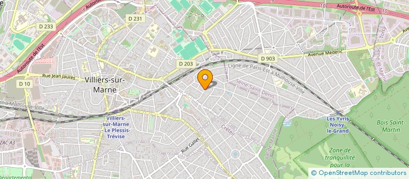 localisation de l'entreprise DOMUA  VILLIERS-SUR-MARNE