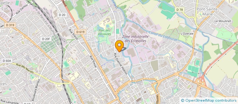 localisation de l'entreprise DOMUS 310 LES MIMOSAS à TROYES