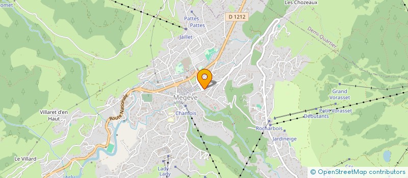 localisation de l'entreprise DOMUS à MEGEVE