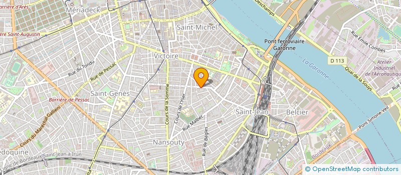 localisation de l'entreprise DOMUS 33 à BORDEAUX