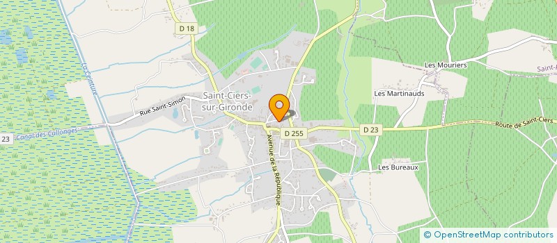 localisation de l'entreprise DOMUS  SAINT-CIERS-SUR-GIRONDE