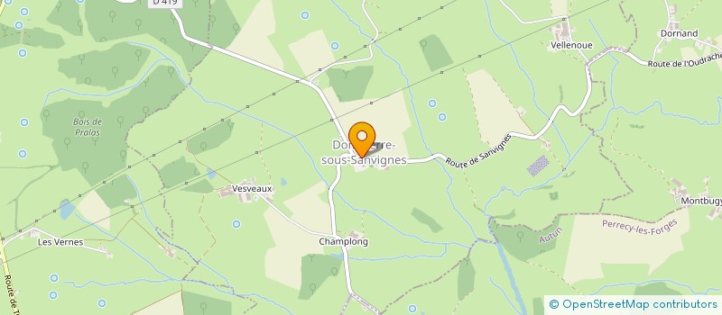localisation de l'entreprise DOMUS  DOMPIERRE-SOUS-SANVIGNES