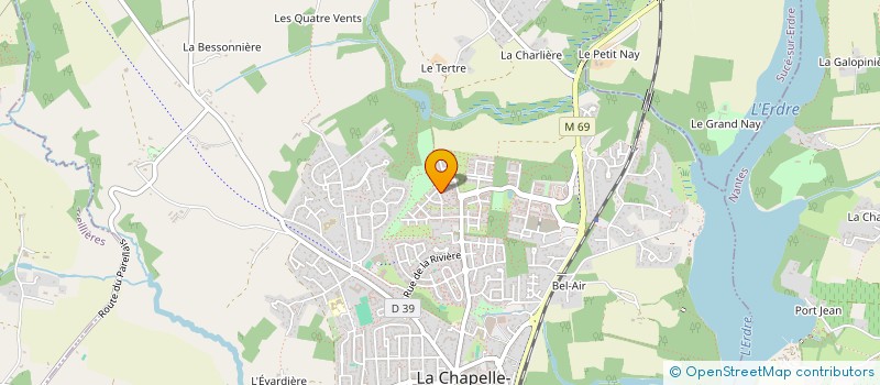 localisation de l'entreprise DOMUS à LA CHAPELLE-SUR-ERDRE