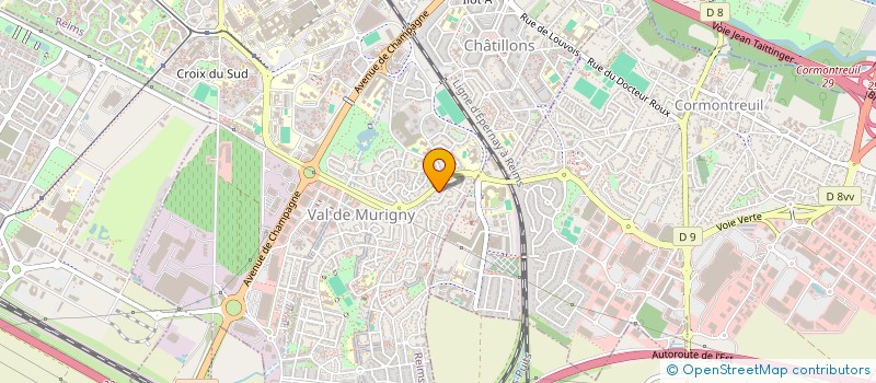 localisation de l'entreprise DOMUS 51  REIMS