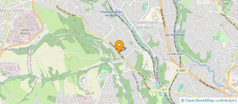 localisation de l'entreprise DOMUS  CHARBONNIERES-LES-BAINS