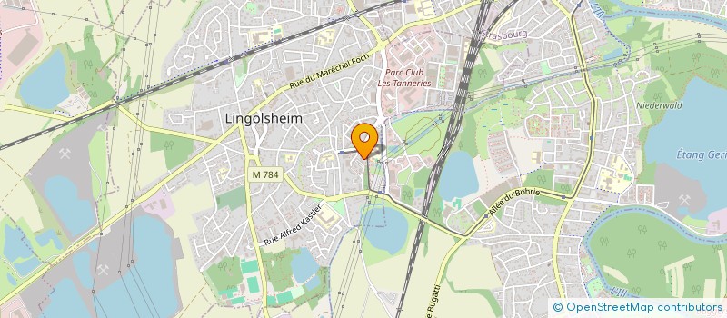 localisation de l'entreprise DOMUS 67  LINGOLSHEIM