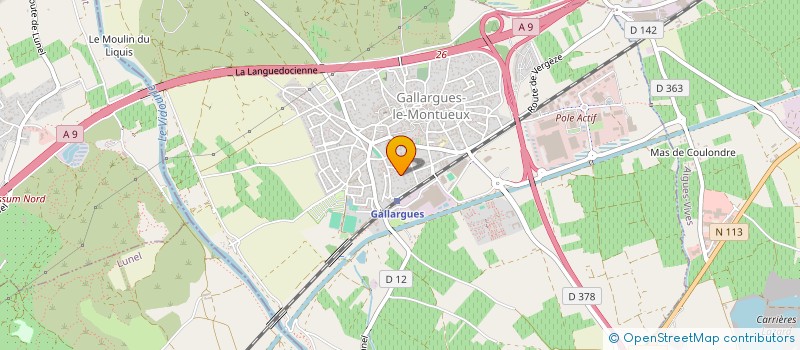 localisation de l'entreprise DOMUS  GALLARGUES-LE-MONTUEUX