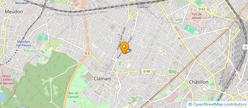 localisation de l'entreprise DOMUS  CLAMART