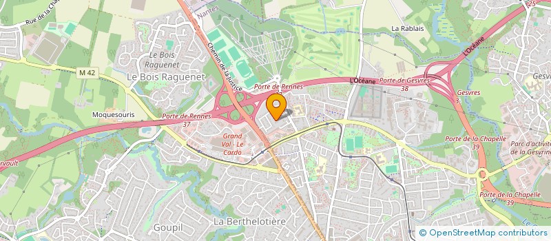 localisation de l'entreprise DOMUS  NANTES