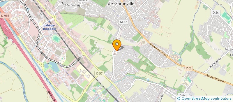 localisation de l'entreprise DOMUS  LABEGE