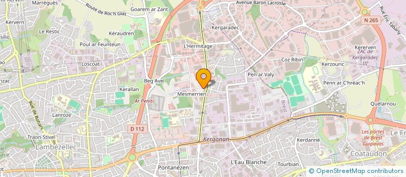 localisation de l'entreprise DOMUS  BREST