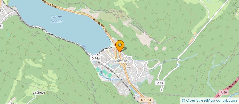 localisation de l'entreprise DOMUS AUREA à NANTUA