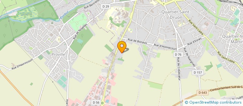 localisation de l'entreprise DOMUS CONCEPT à CAMBRAI