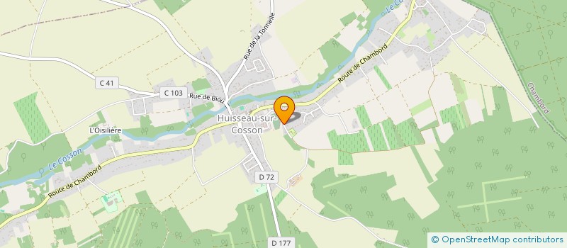 localisation de l'entreprise DOMUS CONFORT  HUISSEAU-SUR-COSSON