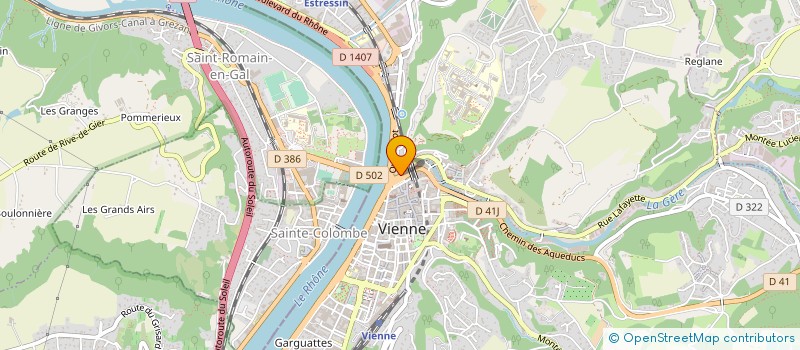 localisation de l'entreprise DOMUS COURTAGE  VIENNE
