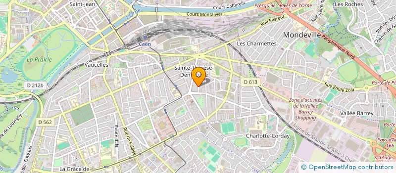 localisation de l'entreprise DOMUS CYF à CAEN