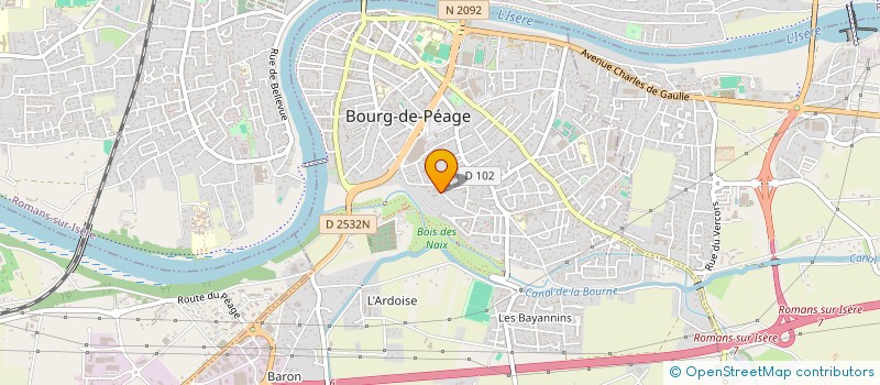 localisation de l'entreprise DOMUS DIAGNOSTICS à BOURG-DE-PEAGE