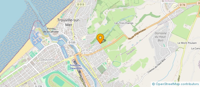 localisation de l'entreprise DOMUS DOMINI à TROUVILLE-SUR-MER