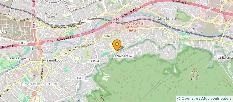localisation de l'entreprise DOMUS ET CONSTRUCTION à MARSEILLE 11EME