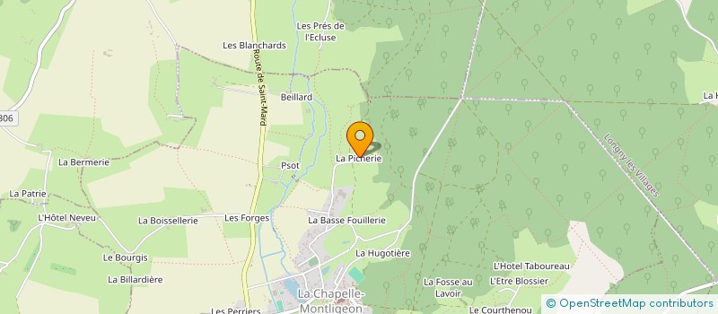 localisation de l'entreprise DOMUS EXPERTISE CONSEIL EN IMMOBILIER NEUF à LA CHAPELLE-MONTLIGEON