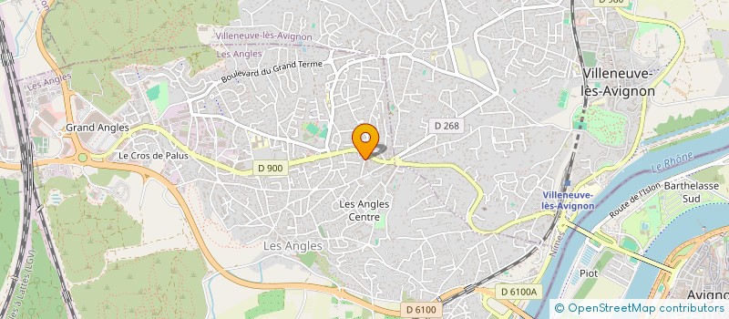 localisation de l'entreprise DOMUS GESTION à LES ANGLES
