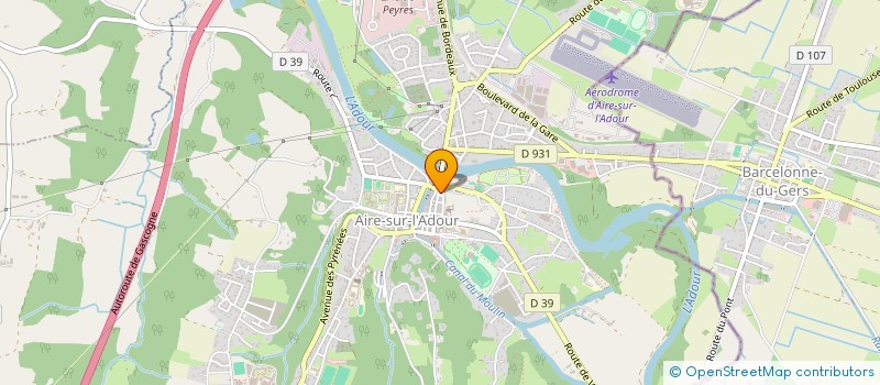 localisation de l'entreprise DOMUS III  AIRE-SUR-L'ADOUR