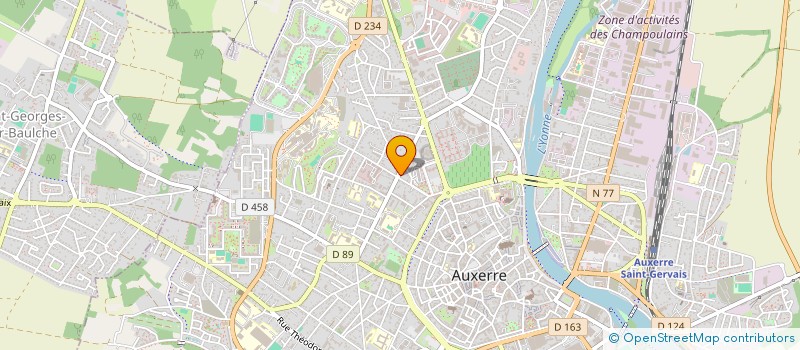 localisation de l'entreprise DOMUS JURIS à AUXERRE